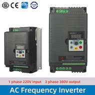 1-phase 220V to 3-phase 380V heavy-duty frequency inverter VFD 3kw 4kw AC drive