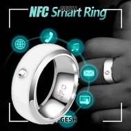 GESH NFC Smart Ring, Stainless Steel Magic Wear Finger Digital Ring, Creative Wearable Connect Water