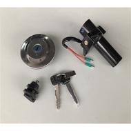 Motorcycle ignition switch fuel gas cap seat lock key kit For Yamaha YBR125 YBR150 YS150 XTZ 2 wire 