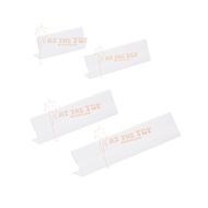 Sinchor Acrylic Stand L Shape Display Stand/Meeting Stand/Price Display/Card Holder/AL90x35/AL150x55