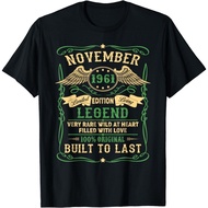 Legend Born In November 1961 59Th Birthday Men Idea T-Shirt