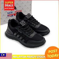 [36-42] Black School Shoes New Seven / Kasut Sekolah Colour Hitam