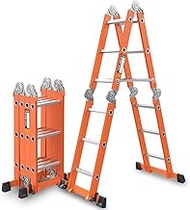 Aluminum Telescopic/Telescoping- Ladder Multi Purpose Foldable & Extendable Ladder With Stabiliser B
