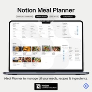 [NOW DIGITAL] Notion Meal Planner: A Healthy & Nutritious Weekly Planning Template