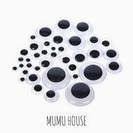 【SG Ready Stock】Googly Wiggly Moving Eyes 8mm Plastic Eyes Craft Knitting Amigurumi Accessories