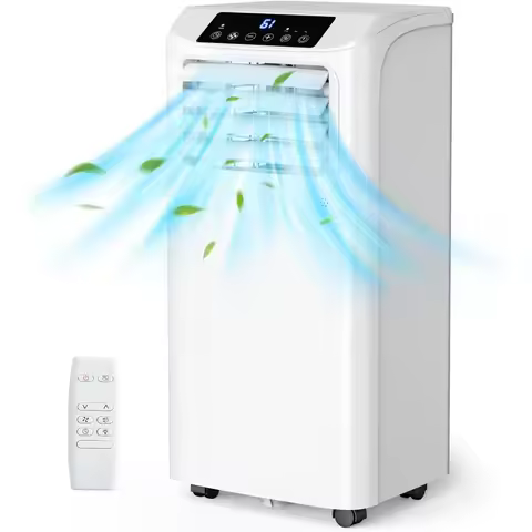 Portable Air Conditioners 10000BTU with Remote Control, 3-in-1 Free Standing Cooling AC Unit with Fa