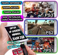 Untuk HP Android Game PS3 PS2 PS1 Total 28 Games dalam Flashdisk isi 16gb Game HP Android Konsol Permainan
