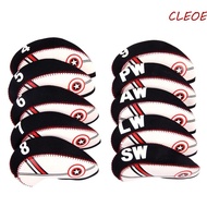 CLEOES Golf Club Cover With Number Design Protective Cover Wedge cover 4 5 6 7 8 9 SW PW LW AW Golf 