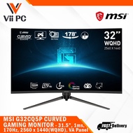 MSI G32CQ5P 31.5"/2560x1440(WQDH)/VA/Curve1500R/170Hz/1ms(MPRT)/4ms(GtG)/AdaptiveSync/Adjustable Cur
