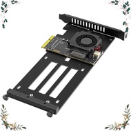PCIe 5.0 X4 to E1.S/E3.S (EDSFF Gen-Z) SSD Adapter Card with Cooling Fan dora_ford.ph