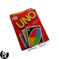 MERAH UNO RED CARD TOY - UNO GAMES CARD 108 FAMILY TOY CARDS