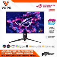 ASUS ROG Swift OLED PG32UCDP 32 Inch 4k 240hz Dual Mode G-SYNC® compatibility AI Assistant GAMING MO