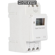 HOUEVIYS Programmable Digital Timer Switch, 7 Day THC 30A Electronic Time Control, Timer Relay Digit