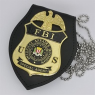 FBI FBI FBI Metal Big Badge Ready Stock Badge Epaulette Pure Copper Material EL1B