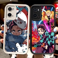 J-57 Demon Slaye Soft Case for OPPO A76 K10 Realme 9i A36 A57S A77S A77 A57 A96 Cover