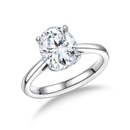 DAYBYDAY 925 Sterling Silver Moissanite Rings for Women Created Diamond Wedding Rings 1ct D Color VV