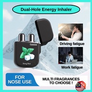 Dual-Hole Inhaler Aroma terapi inhaler anxiety insomnia Refillable Mint Aromatherapy Stick for Drivi