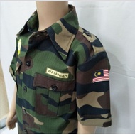 Baju uniform celoreng tentera harimau kanak-kanak .