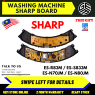 ES-N70JM / ES-N80JM / ES-R83M / ES-S833M SHARP Washing Machine PCB Board / Board Mesin Basuh Sharp /