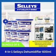 $1.49 per piece! [Bundle deal of 6 Pieces x 600ML] Selleys Dehumidifier Moisture Absorber / Charcoal Dehumidifier 550ML