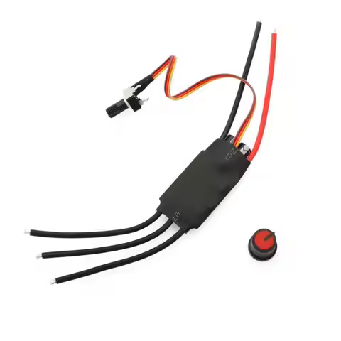 DC 7-24V Brushless Motor Driver 3-Phase 200W BLDC Hallless DC Motor Drive Board High Speed Potentiom