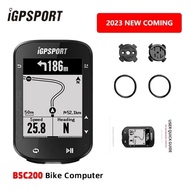 IGPSPORT BSC200 Bike Computer Blue ANT 2.5 Inch Bicycle Speedometer Waterproof Wireless Supprot Heart Rate Cadance Power  Bike Stopwatch Computer Display Electronic Derailleur