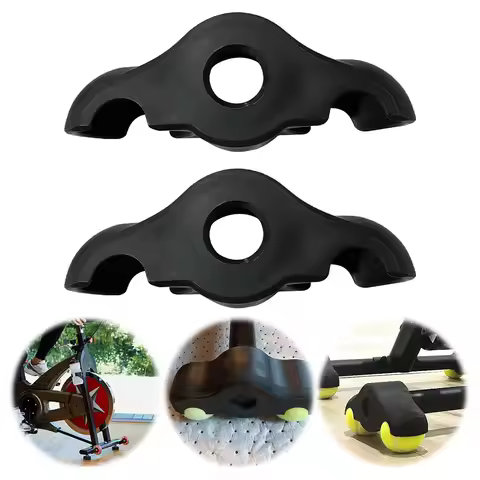 2/4pcs Cycling Bike Foot Pads Rocker Plate Feet Indoor Cycling Foot Pads Tennis Ball Foot Pads for W