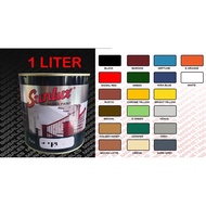 1 Liter SUNLUX Gloss Paint Glossy Wood Or Metal Paint / Cat Kayu Dan Besi