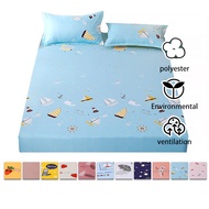 SunnySunny Fitted Bedsheet Single/Super Single/Queen/King Mattress Cover For 4 Size Bed Cover