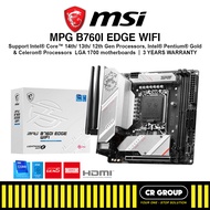 MSI MPG B760I EDGE WIFI Mini-ITX DDR5 Motherboard LGA 1700 (3Yrs MSI Warranty)