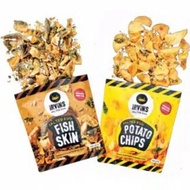 Irvins Small 105gr Salted Egg Fish Skin Potato Chips Tapioca