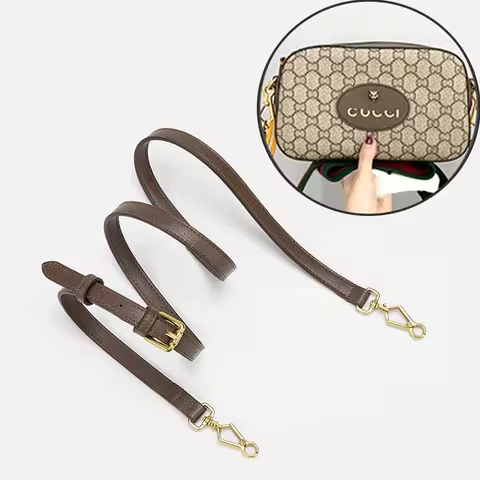 Bag Strap for GG Ophidia Bucket LV Speedy 20 Shoulder Straps Genuine Leather Ajustable Crossbody Lon