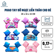 Phao tập bơi liền thân cho bé 2-10 tuổi, Áo phao tập bơi trẻ em, Phao tay đỡ ngực bé trai bé gái - C