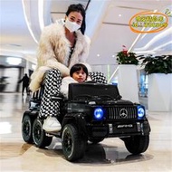 【優選】兒童電動車可坐大人小孩六輪遙控汽車充電自駕六驅男女寶寶玩具車