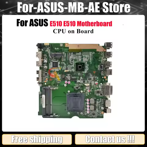 E510 Laptop Motherboard For ASUS EeeBook E510 E510 Notebook Mainboard With CPU 100% tests OK fast sh