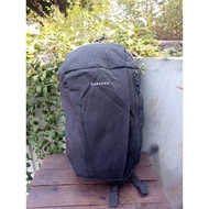 Quechua Decathlon Black Outdoor Backpack