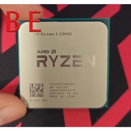 Ryzen 3 2200G AM4 CPU Processor R3 2200G Quad Core 3.5GHz 4-Thread Pre-owned Desktop CPU