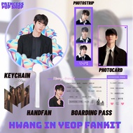 HWANG INYEOP HAN SEOJUN FANKIT TRUE BEAUTY kdrama HANDFAN TRANPARENT FAN BOARDING PASS PHOTOCARD PC 
