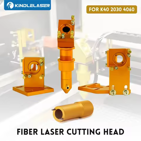 Kindlelaser K Series CO2 Laser Head Set New Style D12 D20mm FL25.4 50.8mm Lens for 2030 4060 K40 Las