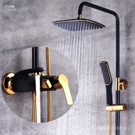 Wholesale Black Gold-Plated European Style Painted White Paint Black Manufacturer Shower Set Shower 