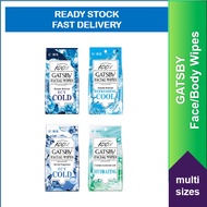Japan GATSBY Body Facial Cooling Wet Wipes
