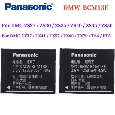 Original battery DMW-BCM13E DMW BCM13 for Panasonic ZS30 ZS35 ZS40 TZ60 ZS45 DMC-TZ57 ZS50 TZ70 ZS27