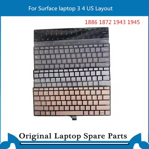 US layout For Surface Laptop 3 Laptop 4 5 Keyboard 1868 1867 1872 1873 1951 1950 15inch 13.5inch QWE