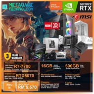 Gaming Pc RYZEN CUSTOM BUILD RTX 5060 FULL SET DESKTOP AMD INTEL Komputer murah i5 i7 R5 R7 ultra 5 