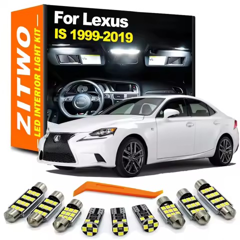ZITWO Full Car LED Bulb Interior Light Kit For Lexus IS MK1 MK2 MK3 IS200 IS250 IS300 IS350 IS300h I