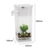 Fish My Home Fun Office Auto Cleaning Mini Aquarium Complete Set with LED