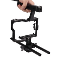 Aluminum Alloy Camera Cage Stabilizer,Camera Cage Rig with Top Handle for A7 A7II A7S A7SII A7R A7RI