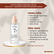 [Hàng có sẵn] Serum dưỡng trắng phục hồi da ANUA RICE 7 CERAMIDE HYDRATING BARRIER SERUM 50ml [Glow 