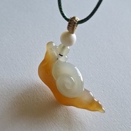 和田玉'安居樂業'蝸牛吊墜 | 和田玉玉墜玉器