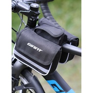 Genuine Giant Top Tube Bag Bicycle Front Bag Mountain Bike Large Capacity Reflective Saddle Bag Bicycle Riding E